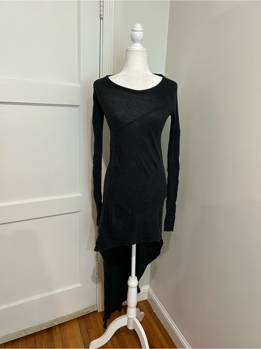 Enza Costa High Low Cashmere Blend Dress